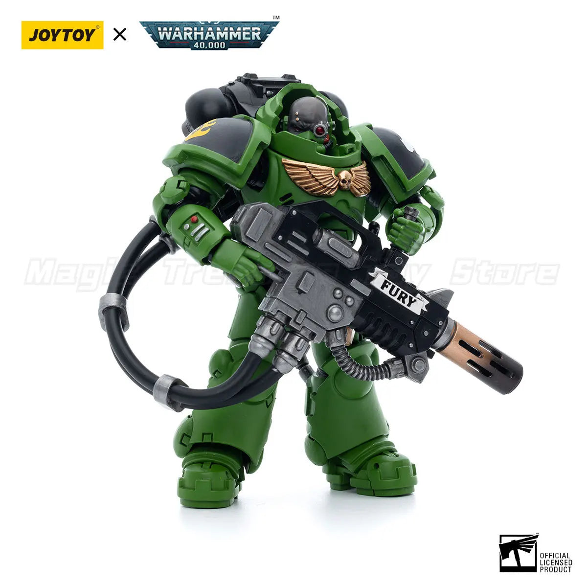 【In Stock】JOYTOY Warhammer 40K 1/18 Action Figure Salamanders Eradicators Sergeant Bragar Figure Toys Gifts