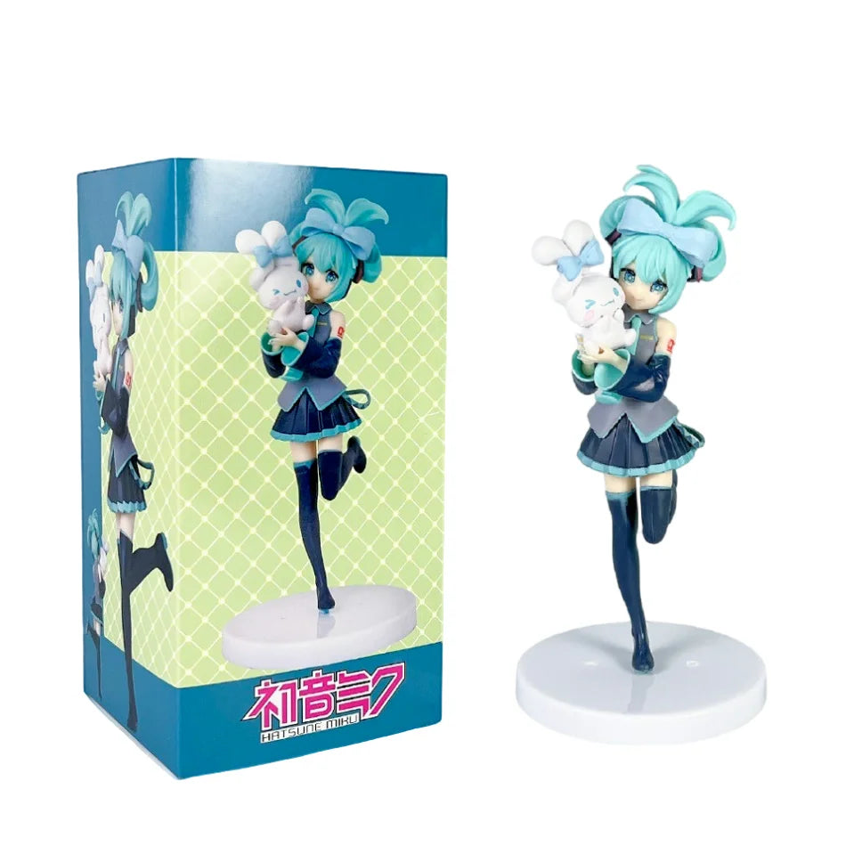 Anime Hatsune Miku Figure Wedding Dress Action Figures Kawaii Swimsuit Vocaloid PVC Collectible Model Toys Girl Gift