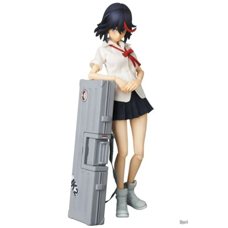 Medicom Toy Original REAL ACTION HEROES KILL La KILL Series Matoi Ryuuko\Ghost Dragon Courtyard Moon Action Figure Model Toys