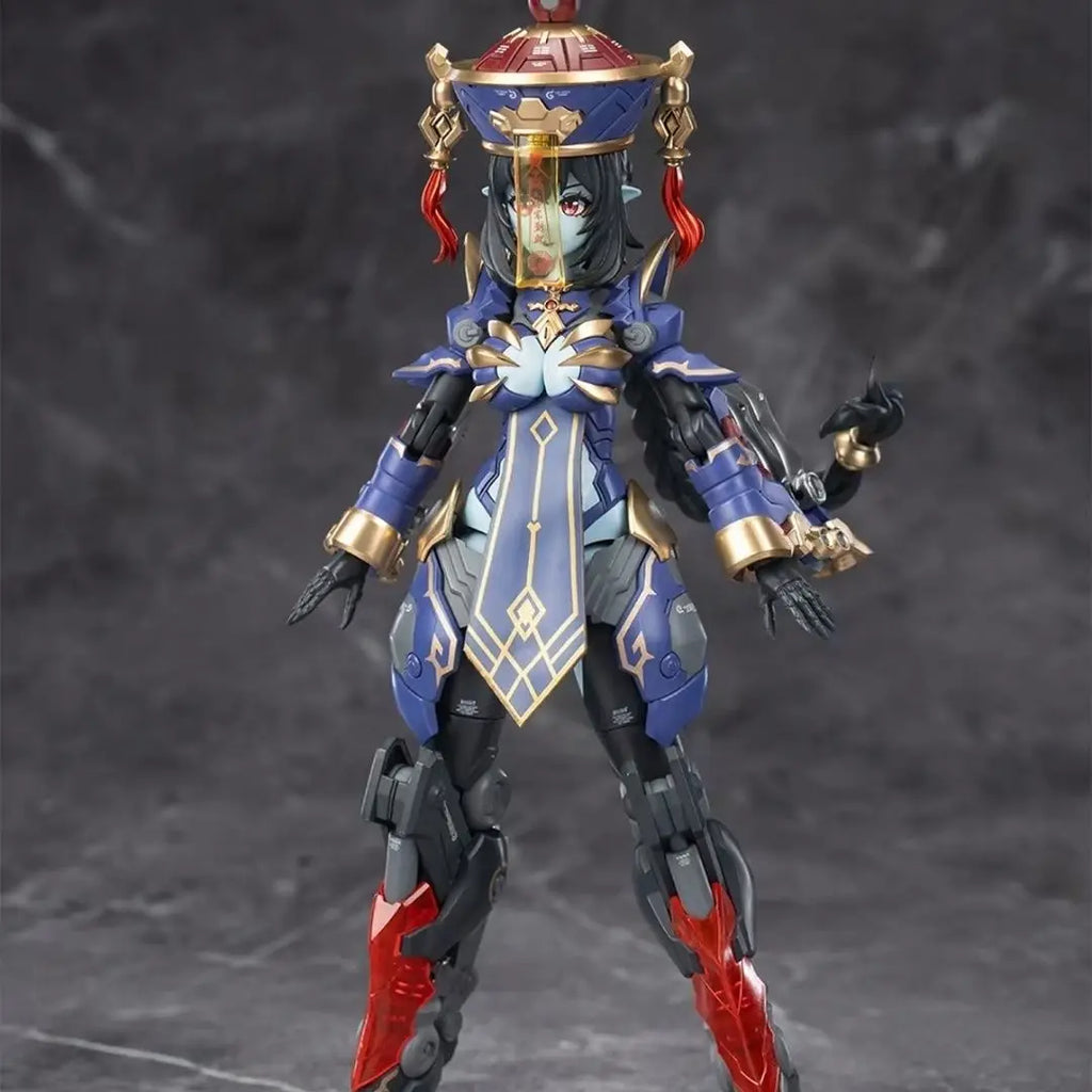 Original Hemoxian Figure Jiulian Figures Reverberation Of Medta Figurine 1/12 Zombie Girl Assembly Model Kit Collection Toy Gift