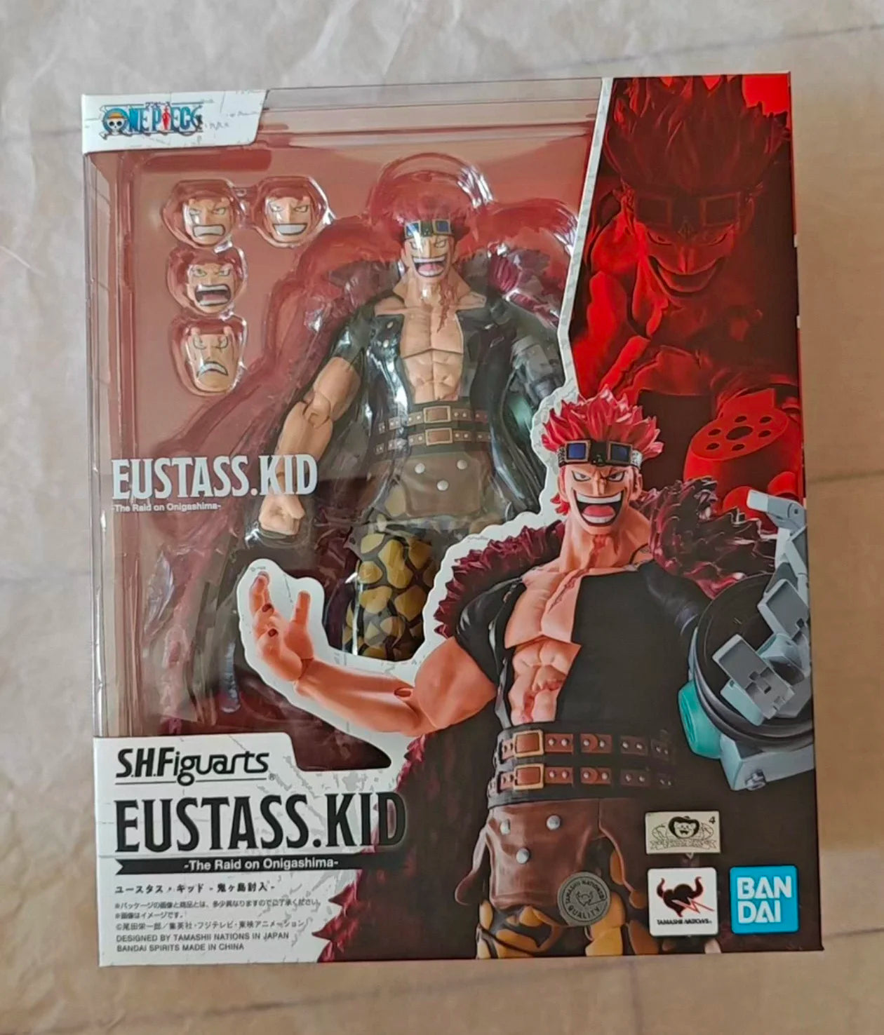Bandai Sh Figuarts Shf One Piece Eustass Kid Action Figure The Raid on Onigashima Collection Model Toy Figura
