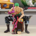 One Piece Zoro 15cm Figuren Roronoa Zoro mit 2 Köpfen Anime Figur PVC Statue Modell Schreibtisch Sammlung Puppe Dekoration Spielzeug Geschenke