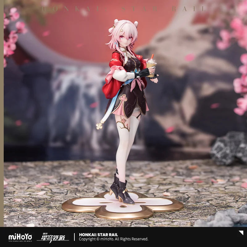 Genuine Honkai Star Rail Myethos Gift+ Series March 7th 1/8 Anime Game Figure Collect Model Desktop Ornament Toy Birthday Gift