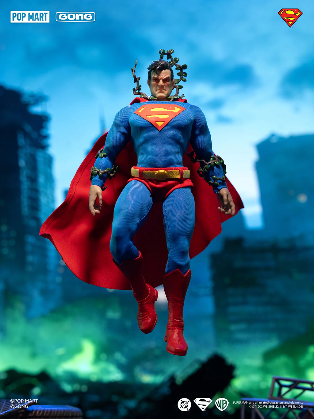 In Stock GONG Hush Batman Superman 1/12 Tailored Fabric Suit Action Figure Toy Model Gift