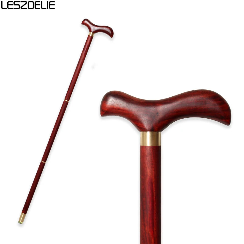 Luxury Red And Black Bird Shaped Handle African Wooden Walking Stick Men And Women Fashionable Canes Elegant Man Walking Sticks