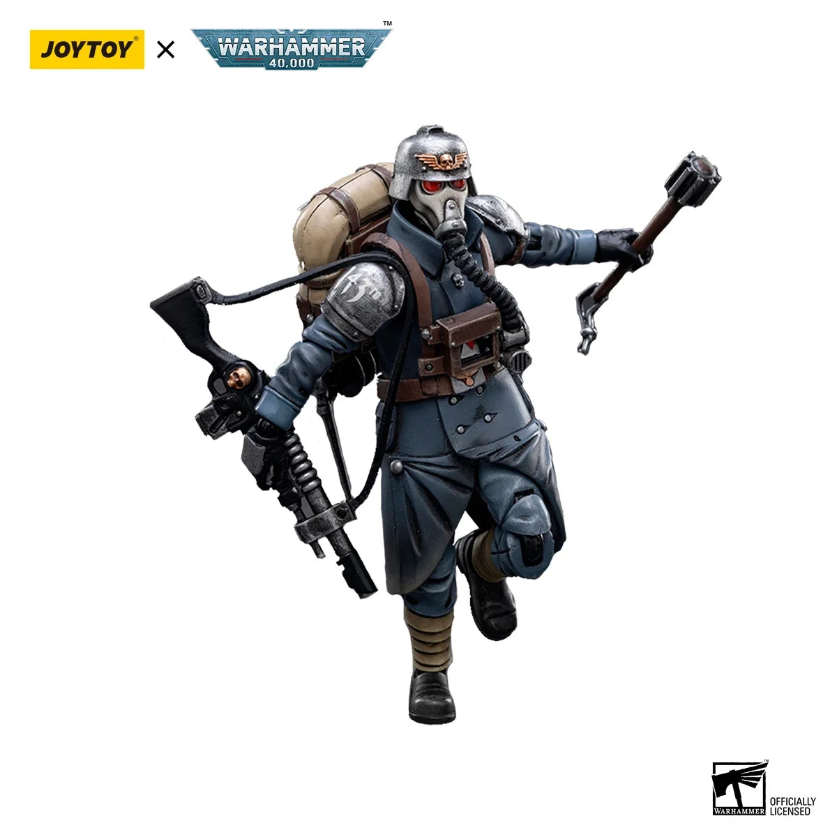 【MT】 JOYTOY 1/18 Action Figure Warhammer 40K Astra Militarum Death Korps of Krieg Veteran Squad Anime Figures Toys Model