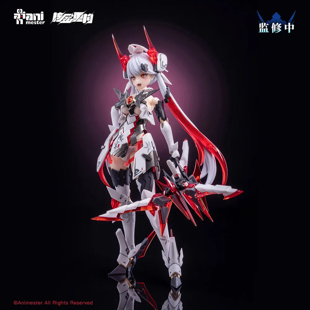 In Stock Animester POLARIS STAR WHITE Assembling Model Toys  1/12 Plastic Model Kit Nuclear Gold Reconstruction Snake girl