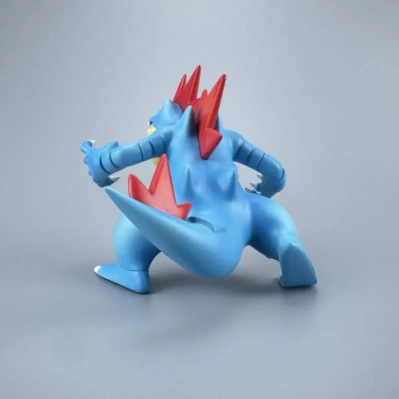 New Pokemon Cartoon Anime Action Figure Totodile Croconaw Feraligatr Desktop Statue Model Toy Gift Collectible Handmade Art