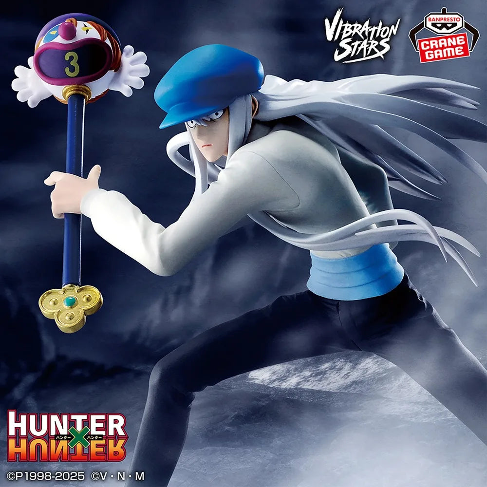 In Stock Bandai Original Genuine Banpresto Anime HUNTER×HUNTER Vibration Stars Kite Kaito 14cm Collection Model Toy Figures Gift