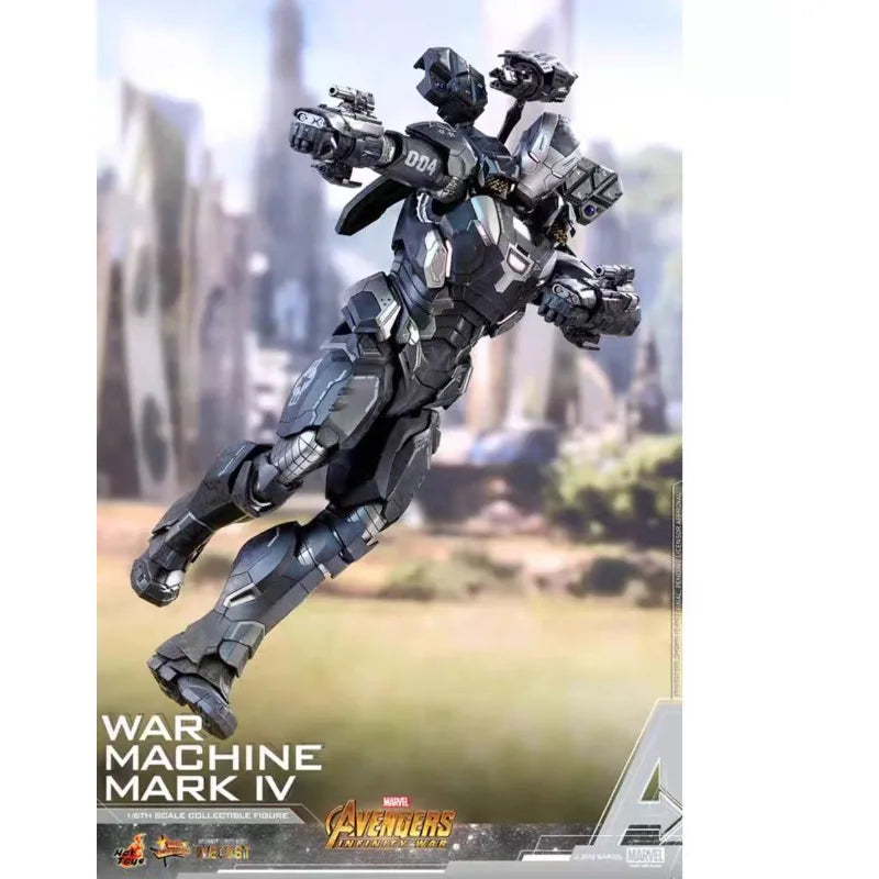 Original Hot Toys Marvel AVENGERS INFINITY WAR MMS499D26 MACHINE MK4 Anime Figure Collection Toys Models