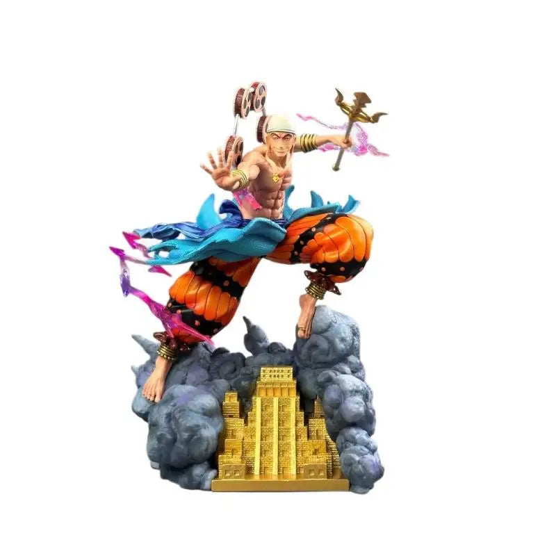 In Stock JT toys 29cm ONE PIECE Anime Figures Enel Figures PVC Statue Model collection Room decoration Birthday Gifts Toys