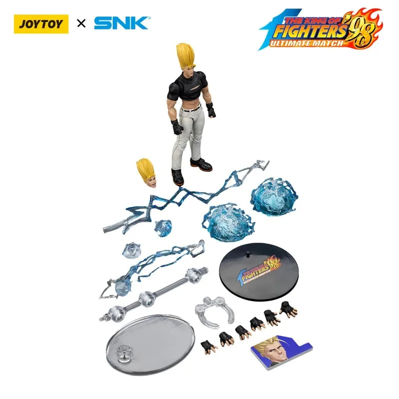 In Stock JOYTOY SNK 1/18 Action Figure KOF 98UM Hero Team Kyo Kusanagi Goro Daimon Benimaru Nikaido Action Figures Toys Model