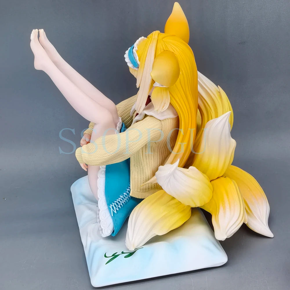 Arknights Figur Suzuran Nachmittagstee 13cm Anime Fox Girl PVC Actionfigur Spielzeug Spiel Statue Sammlung Modell Puppe Geschenke