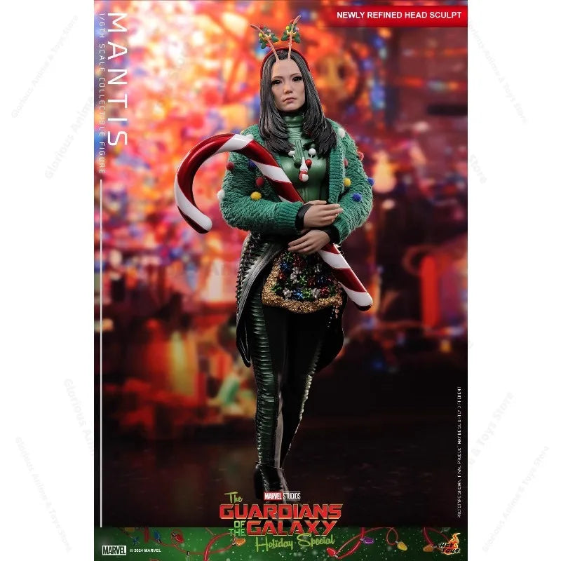 In Stock  HotToys 1/6 TMS094 Guardians of The Galaxy Christmas Special Praying Mantis Female Movable Model   Collectible Figure