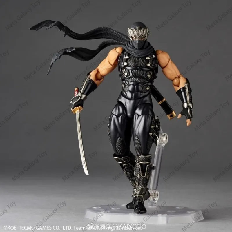 KAIYODO Ninja Gaiden Amazing Yamaguchi Revoltech NR052 Ryu Hayabusa Ko 6 Inch Action Figure Custom Model Replica Statue Toy Gift
