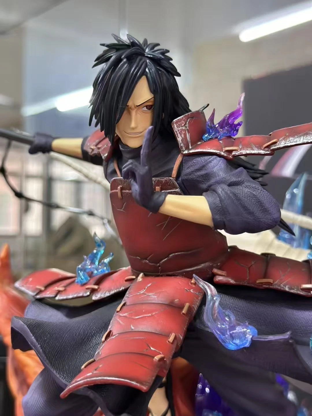 45cm Jt Statue Dandai Naruto Uchiha Madara Model Toys Majestic Susanoo Madara Anime Model PVC Desktop Decorations Boys Gifts