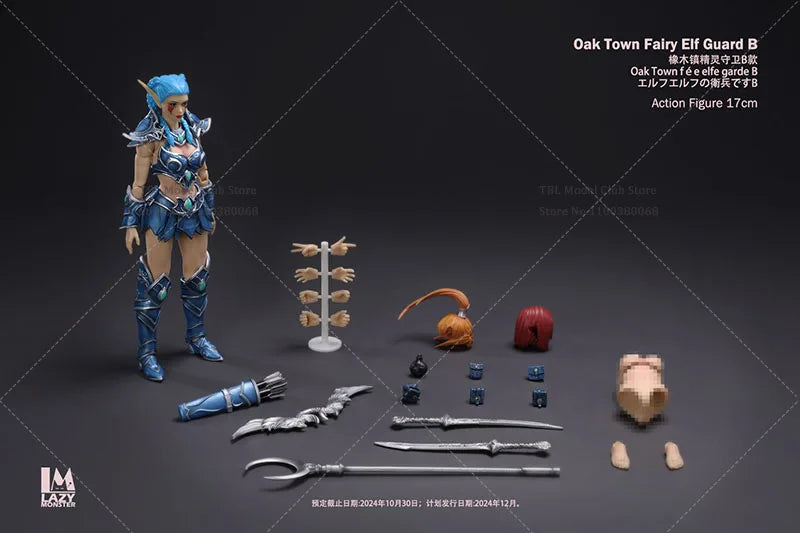 1/12 Scale Collectible Oak Town Fairy Elf Guard Lazy Monster Studio2024 6Inch Pale/Suntan Skin Female Action Figure Full Set Mod