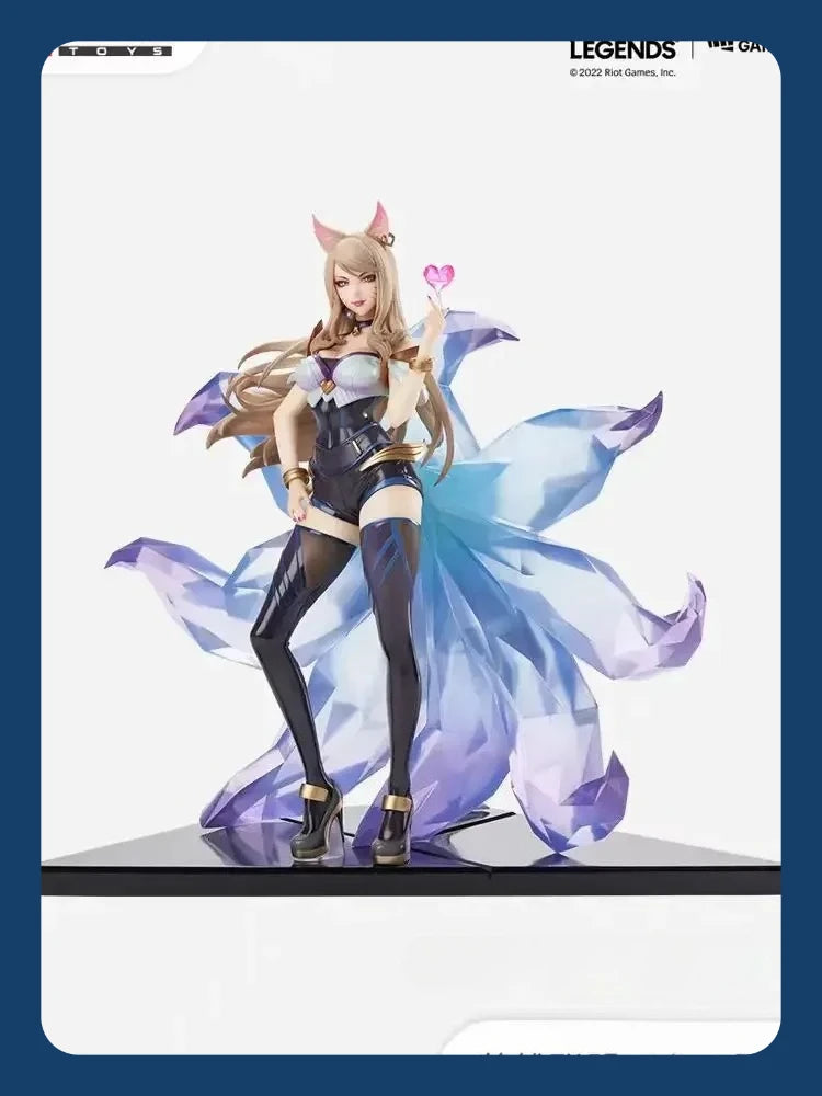 APEX Ahri LOL Neunschwänziger Fuchs KDA Anime Actionfigur Modell Spielzeugsammlung Geschenk auf Lager Actionfigur Spielzeug