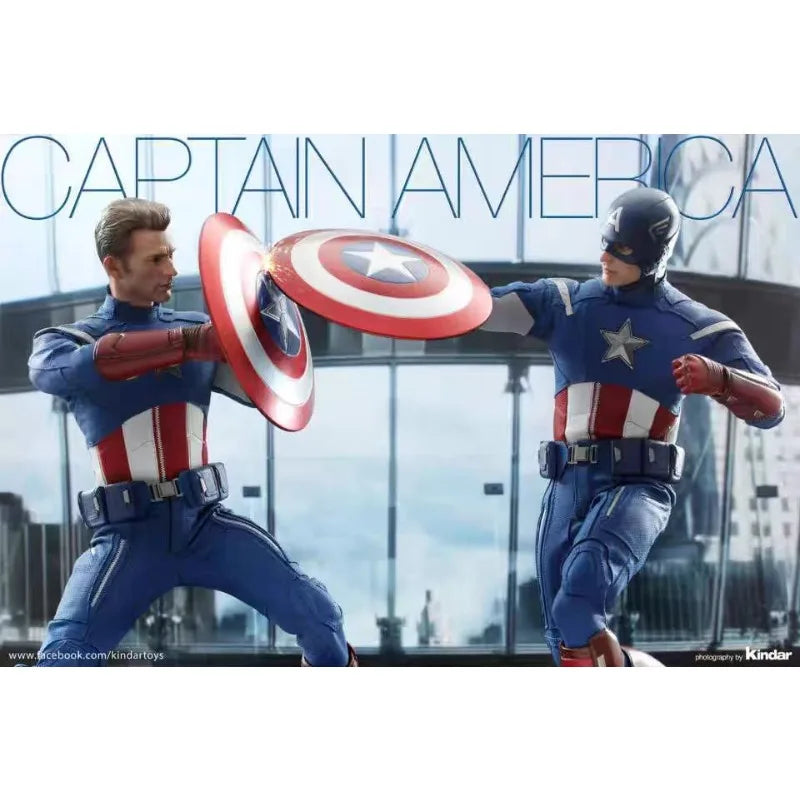 Original Hot Toys Marvel MMS563 Captain America 1/6TH SCALE COLLECTIBLE FIGURE 2012 Version Anime Figure Toy Collection Model