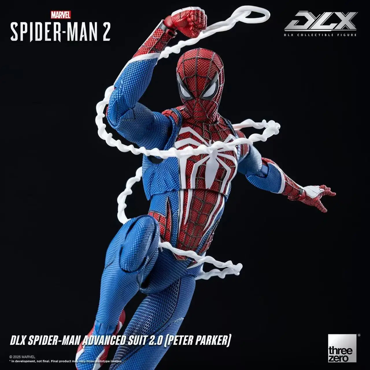 Threezero DLX Spider-Man High Suit 2.0 1/12 Scale Action Figure Toy Collection Gift Spider Man Anime Figure