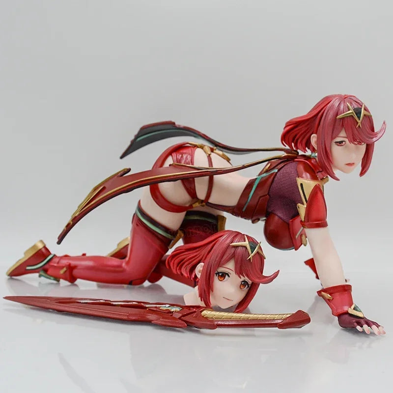 23cm Xenoblade Chronicles 3 Mio Anime Game Figure Mythra/Hikari Action Figure Pyra/Homura Figurine Collectible Model Doll Toys