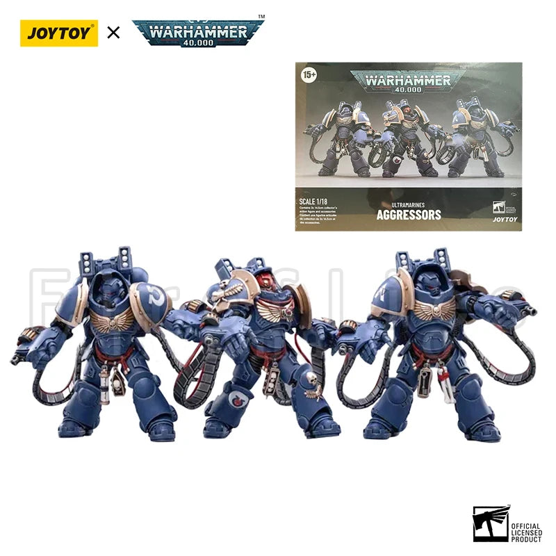 1/18 JOYTOY Action Figure (3PCS/SET) Aggressors Anime Collection Model Toy
