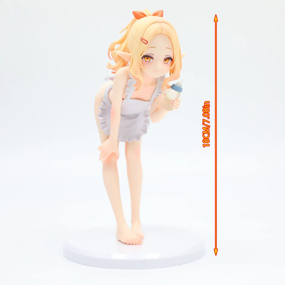 18cm Amaryllis Elf Village Beautiful Girl Anime Handmade Action Figures Desktop Case Decoration Ornament Gift