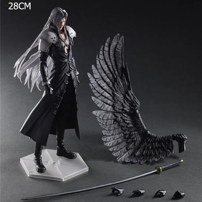 Фигурка Play Arts Kai Final VII Sephiroth PA Cloud Strive 28см, кукла, играчки, колекция, модел