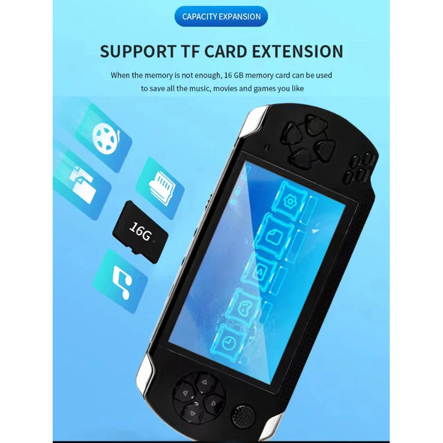 Handheld Portable Retro Video Game Console Videogame Arcade Player for Children Mini Machine Emulator Retrogame Gaming Station