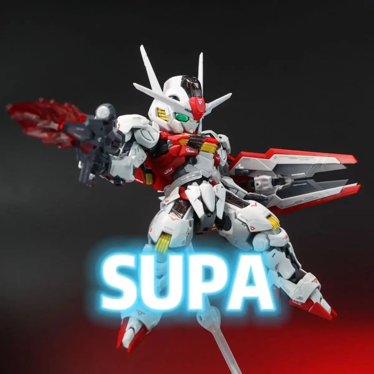 supa Model MGSD XVX-016 Aerial Chinese red Assembly Model Kits  Anime Action Figure Plastic Robot Model Gifts Toys