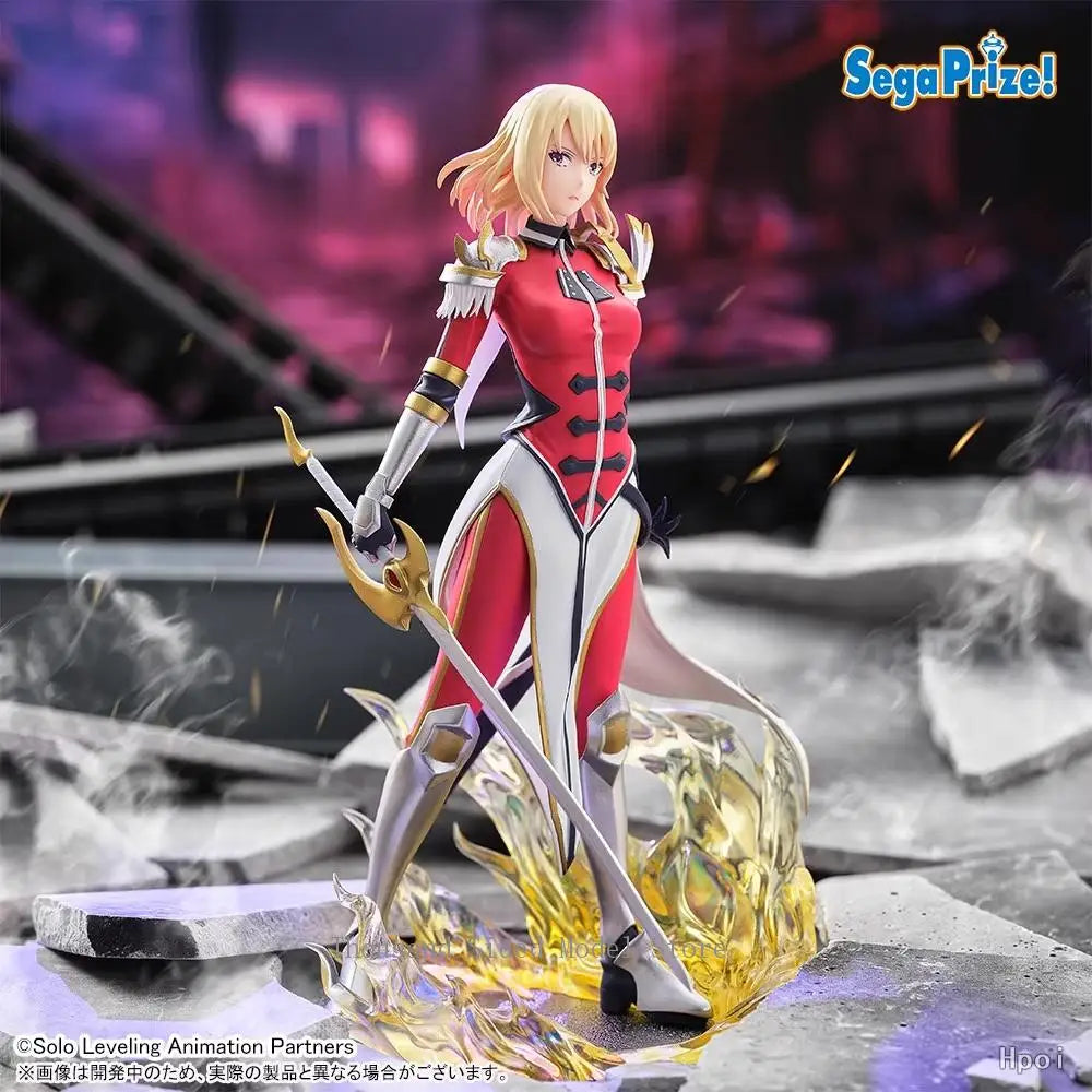 Original SEGA XrossLink Solo Leveling Cha Haein 18CM Action Figure Anime PVC Model Collectible Toys For Boys
