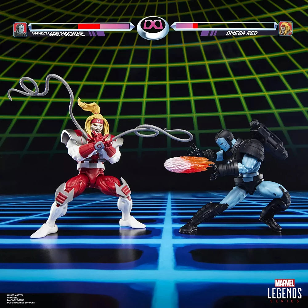 [In-Stock] Hasbro Marvel Legends Series Gamerverse War Machine vs Omega Red 2-Pack 15cm Comic Action Figure Anime Model Toys