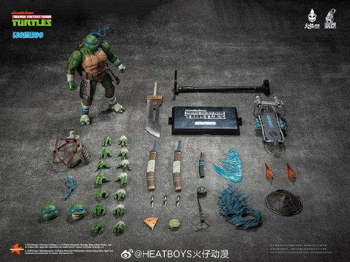Pre Order HEATBOYS HB0103 Teenage Mutant Ninja Turtles Leonardo Action Figure Deluxe Edition