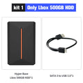 500GB Gaming HDD Launcbox System Emulator Console for PS4/PS3/Switch/PS2/Wii/Wiiu with 3700+ 3D/PC Games for Windows PC/Laptop