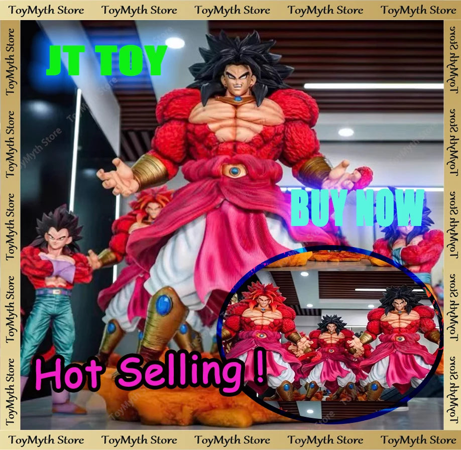 Neue 51CM JT&amp;DX Spielzeug Dragon Ball Anime Figuren SSJ4 Broli Figuren Super Saiyan 4 PVC Statue Sammlung Modell Ornament Geschenke Spielzeug
