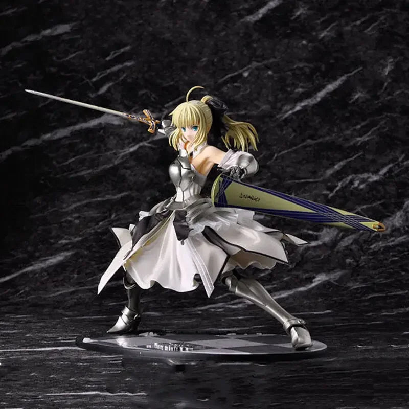 Fate/Stay Night Sexy Anime Figur The King White Saber Huke Ver. Sexy Figur The King SABER LILY Actionfigur Spielzeug