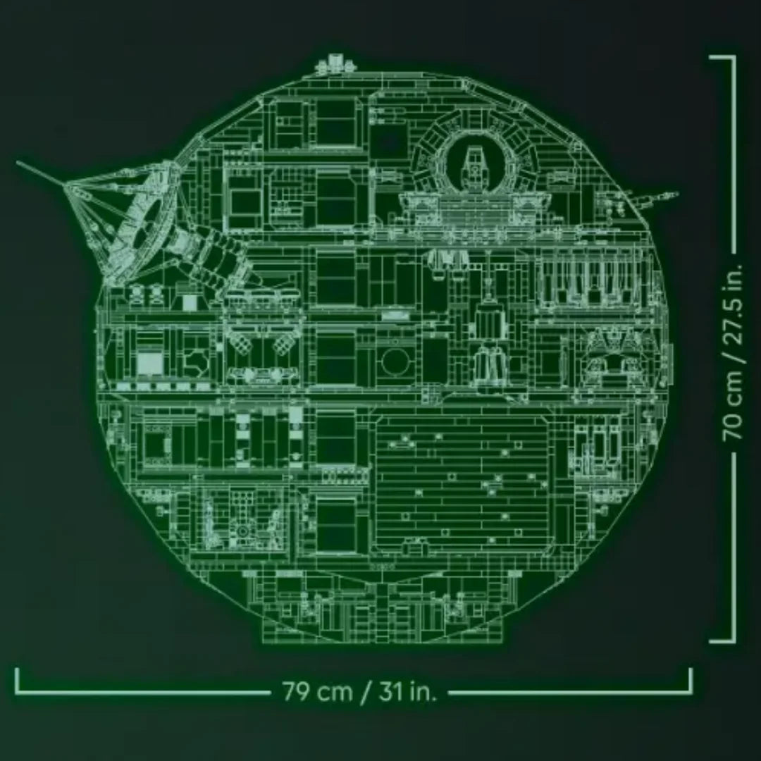 Advanced Premium 75419 Death Star Building Blocks Disney Wars UCS Series 9023pcs Assembly Toy Collectible Decoration for Fans