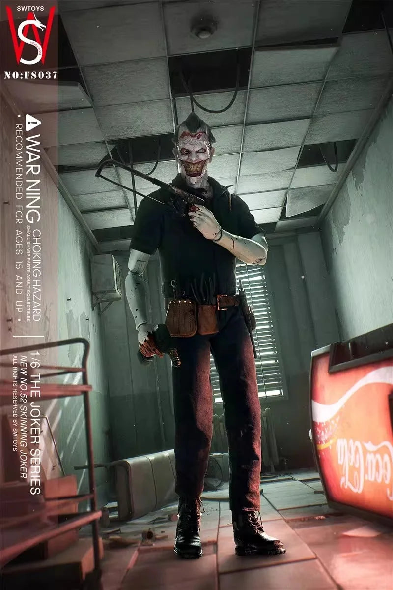 In Stock SWTOYS FS037 1/6 Scale Male Soldier Horror Clown Full Set Collectible 12in Action Figure Model Toys For Fans Collection