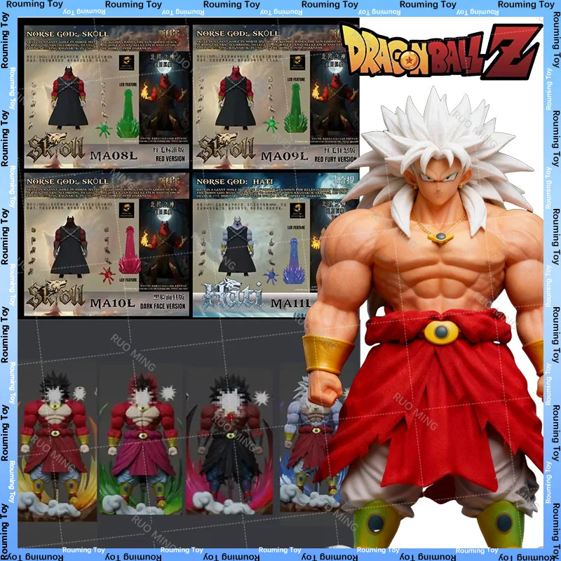 New 100% Original kong model Dimensional myth Broly Action Figure Beast God Super Saiyan Anime Figur Dragon Ball Figurine Model