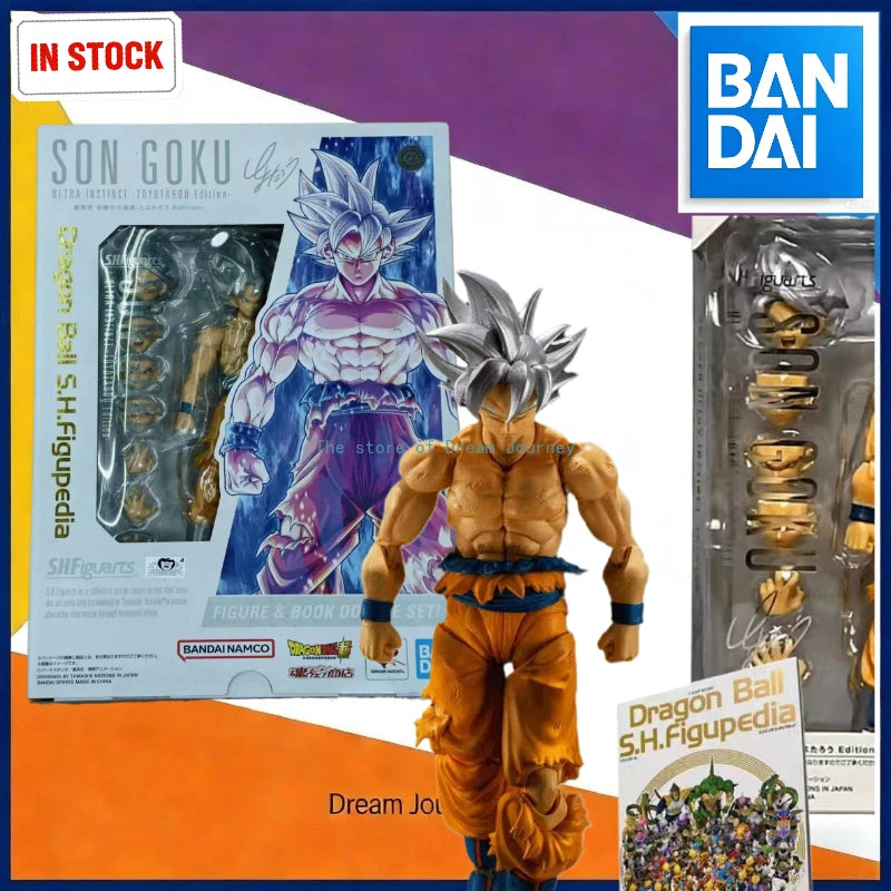In stock original Bandai SHF Son Goku's ultimate power with picture album Toyotaro Soul Limited Dragon Ball movable model figure