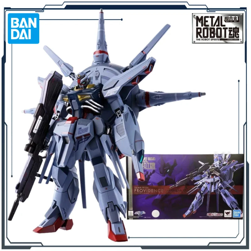 BANDAI Original METAL ROBOT SPIRITS ＜SIDE MS＞ZGMF-X13A Providence Gundam Mech Product Figure Toys for Boy Gift Collectible