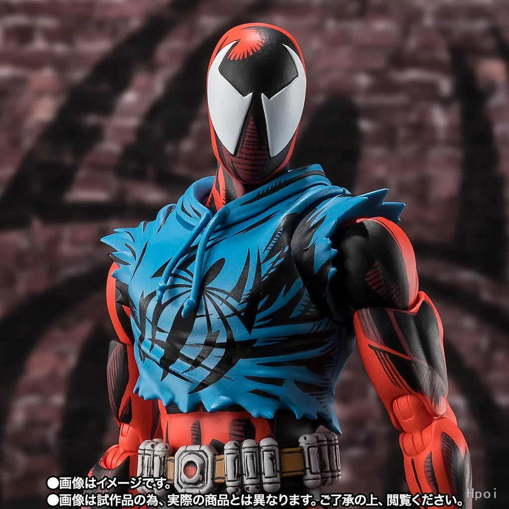 BANDAI S.H.Figuarts SPIDER-MAN(BEN REILLY) Model Kit Highly Articulated Action Figure with Effect Parts Gift for Collector