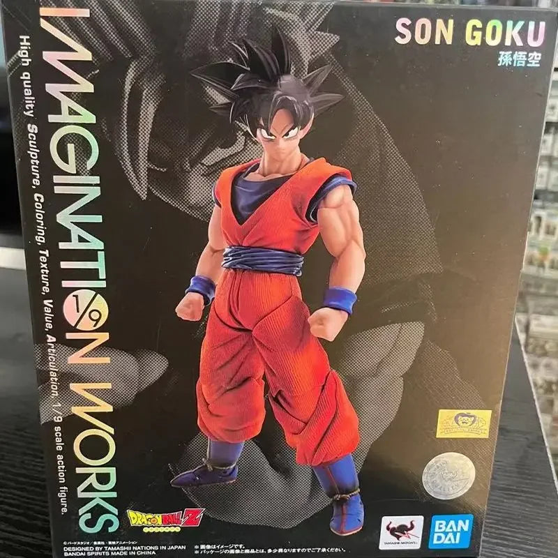 BANDAI IMAGINATION WORKS Vegeta Son Goku Dragon Ball Z Anime Action Collection Figures Model Toys