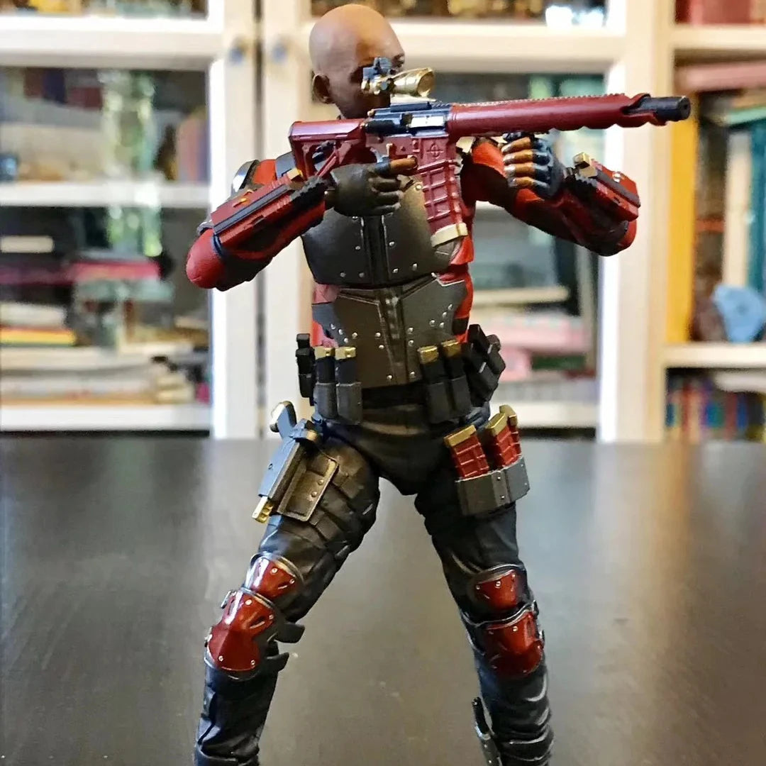 Suicide Squad Deadshot Action Figure Collectible Will SHF Hands-On Office Decorative Model for Garage Kit Toy & Hobbies