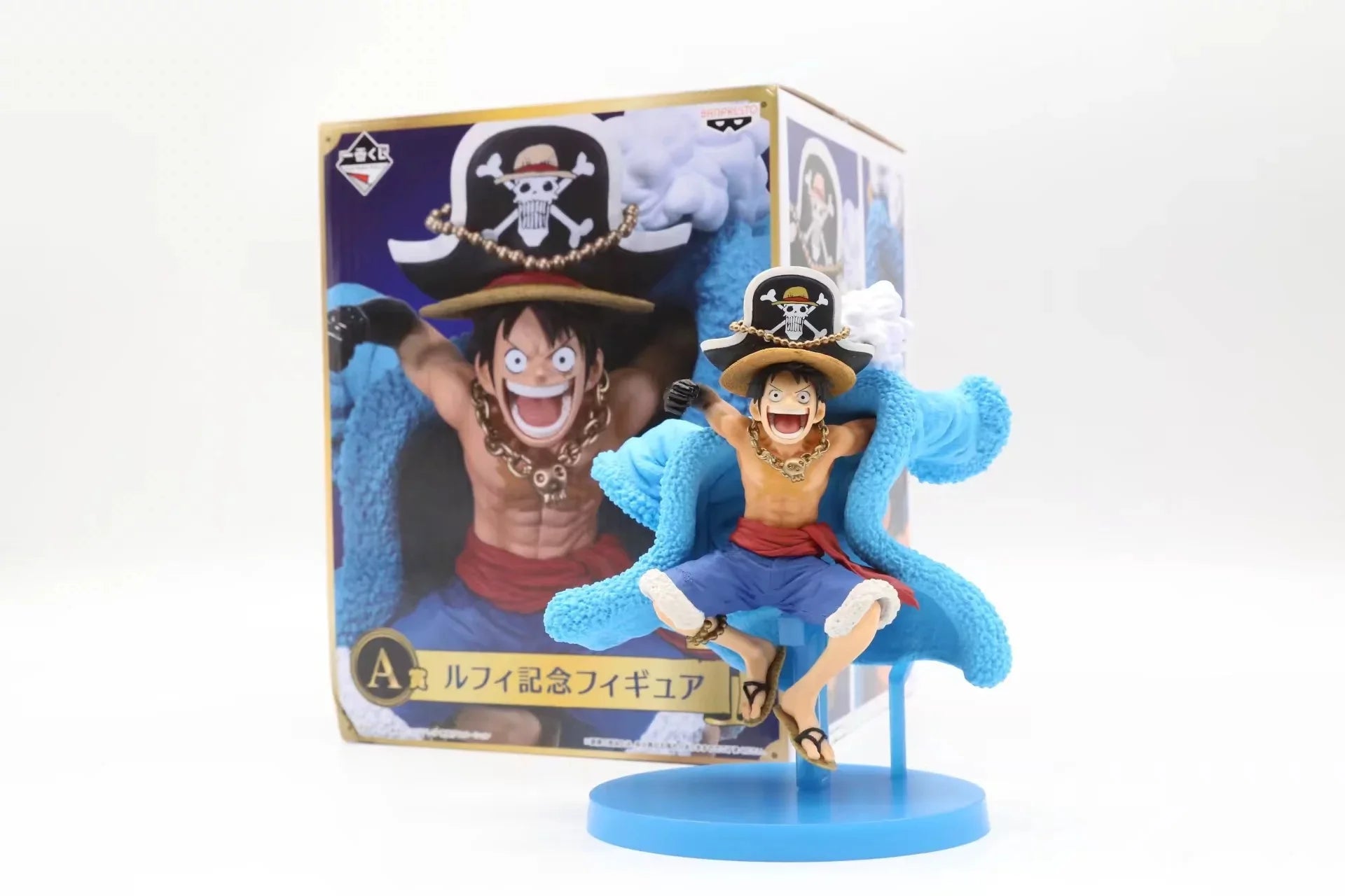 One Piece Фигура Аниме 20-та годишнина Синя Версия. Луфи Зоро Чопър Санджи Робин Франки Усоп Нами Брук Екшън Фигура Модел Играчка
