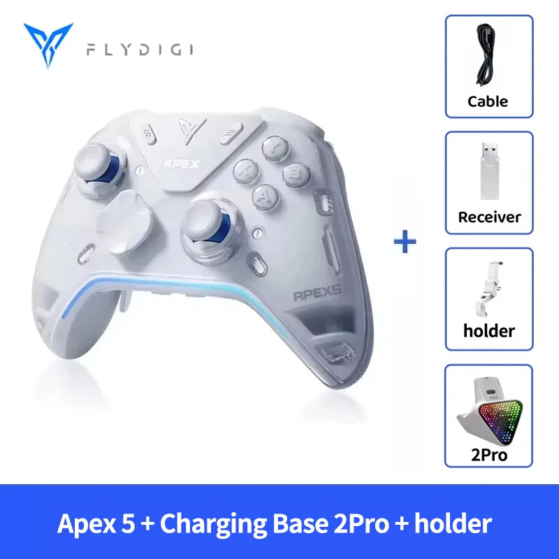 FlyDiGi APEX 5/4 Force Feedback Elite Handle Switch2 Elite Handle Mobile Phone PC ComPuter Version Steam Gamepad Similar To Xbox