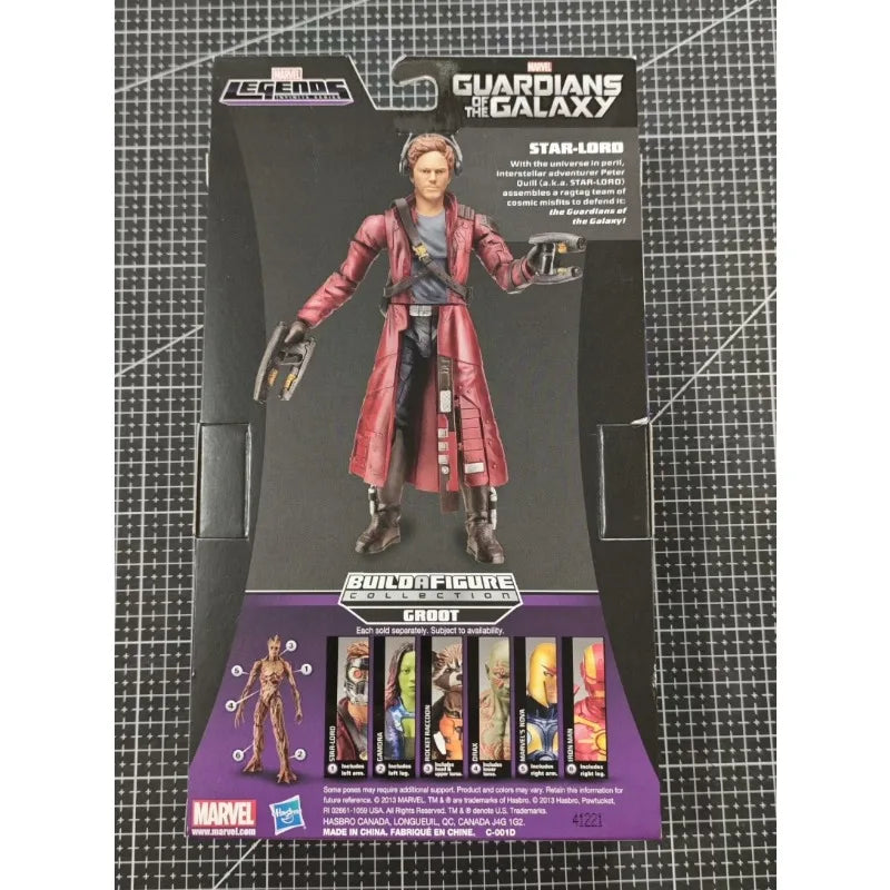 New Original Hasbro MARVEL STAR-LORD Action Figure Model Toy Birthday Gift Collection