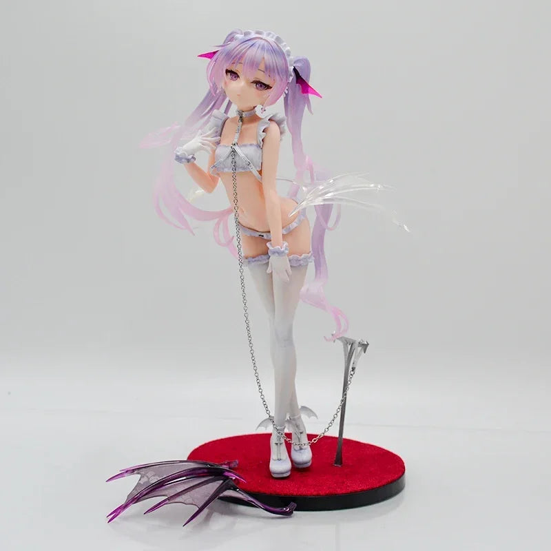 25cm Pink Charm Eve BODY HARNESS Sexy Anime Girl Figure Rurudo Eve LOVECALL Action Figure Little Devil Figurine Model Doll Toys