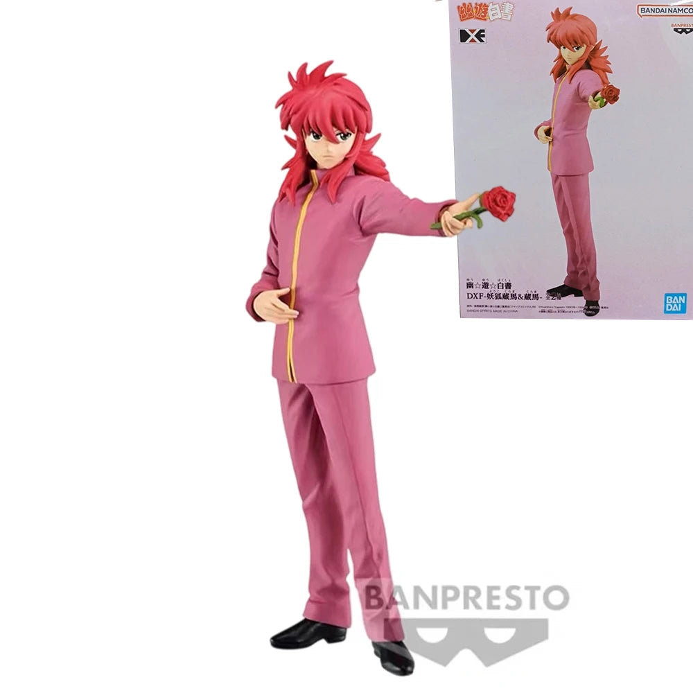 Оригинална фигурка Bandai Banpresto DXF Yuyu Hakusho Kurama и Youko Kurama от PVC, модел, аниме, настолен декор, играчка, подарък