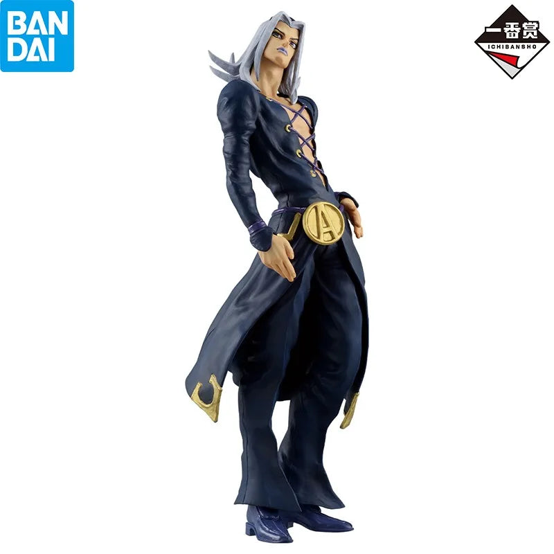 In Sotck Bandai JoJo's Bizarre Adventure Golden Wind Leone Abbacchio Figure Ichiban Kuji E 27cm Anime Action Model Toys Gift Boy
